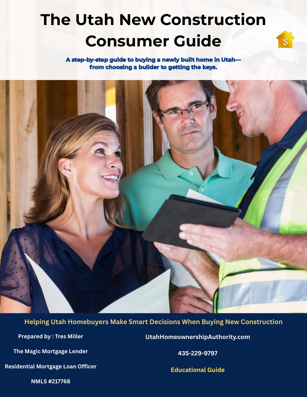 The Utah New Construction Consumer Guide — cover