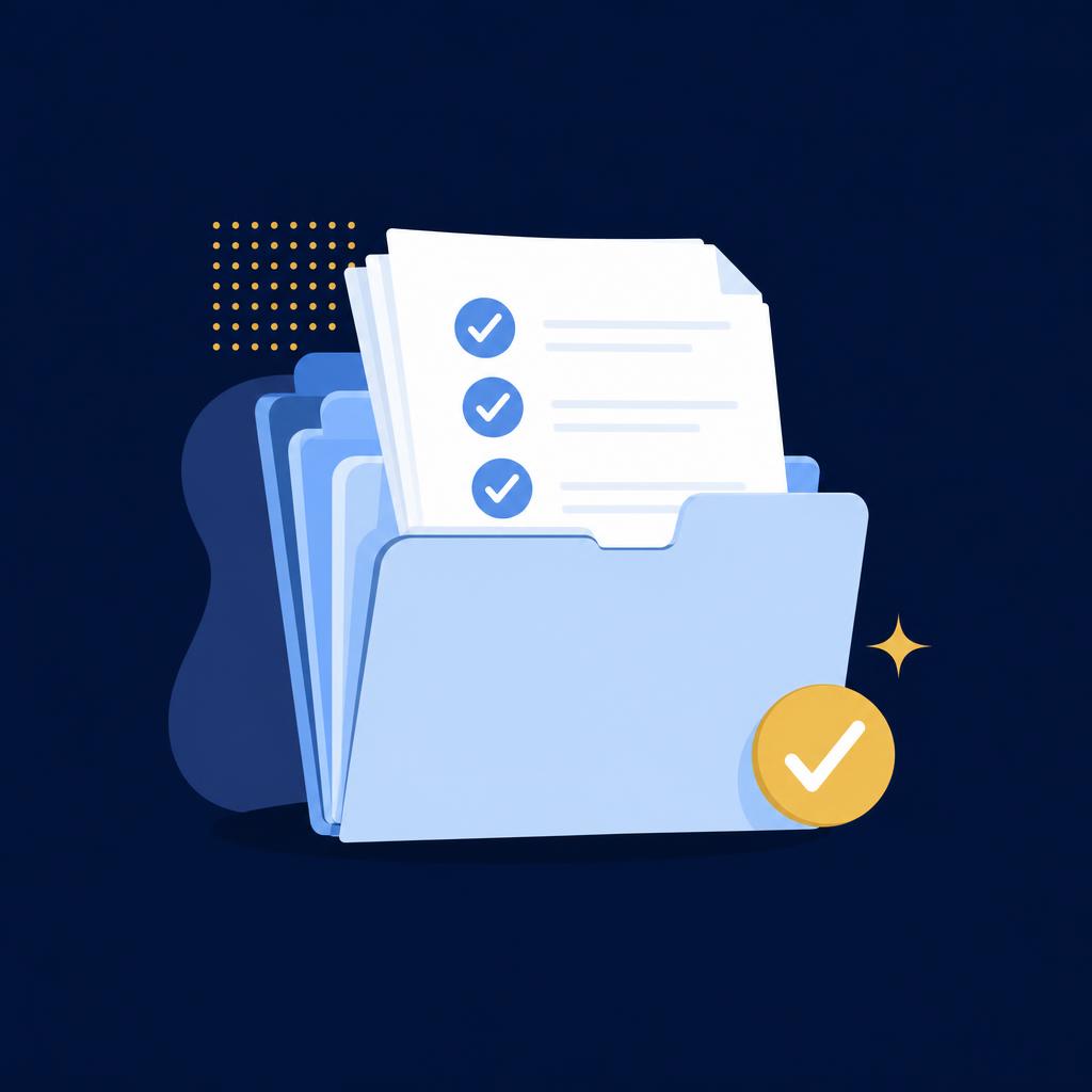 Mortgage Application Document Checklist cover