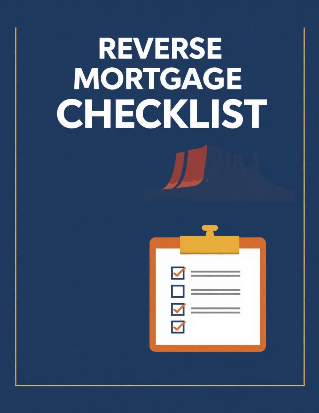 The Reverse Mortgage Checklist cover
